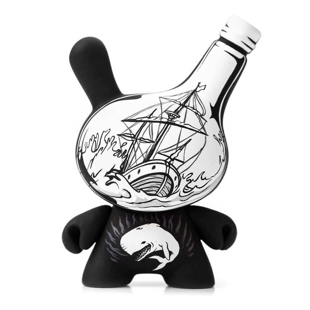 'The Pequod and The White Whale' custom Dunny from Jon Paul Kaiser